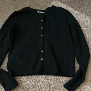 Old Navy Women's Dark Green Cardigan